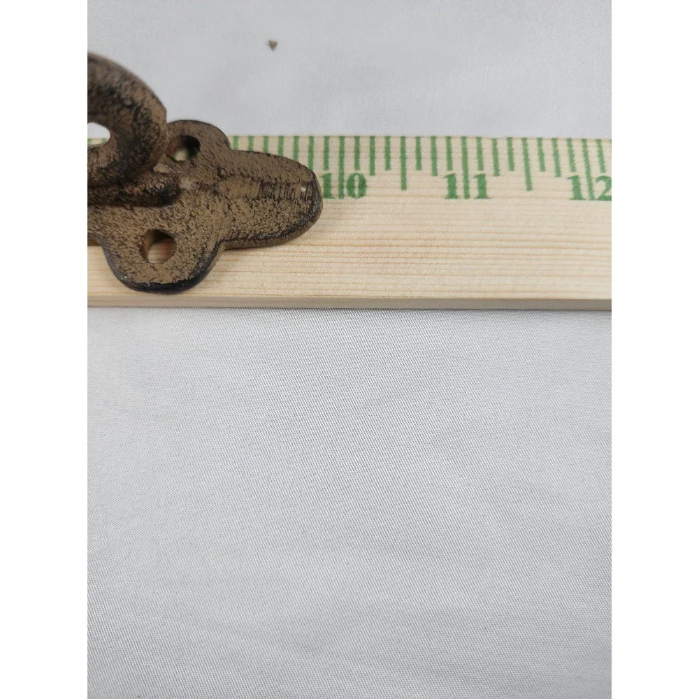 Pair Cast Iron Corbels Shelf Brackets 10x10 Victorian Scroll Rustic Farmhouse